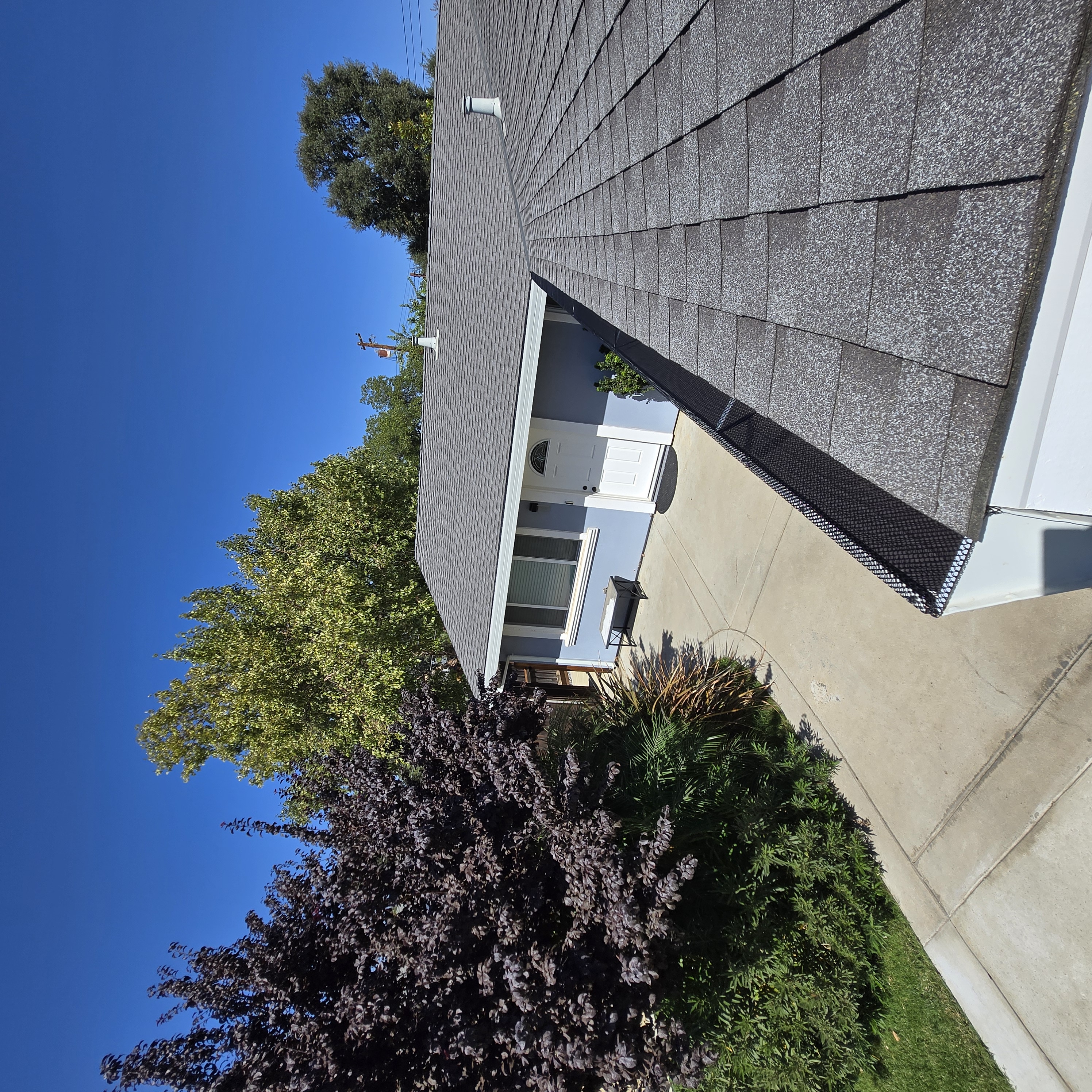 Professional gutter guard work