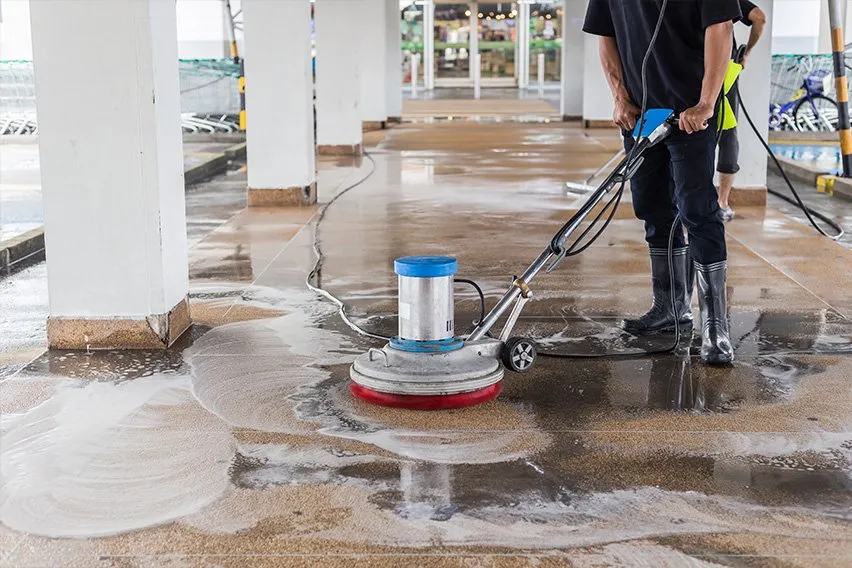 Pressure Washing Example